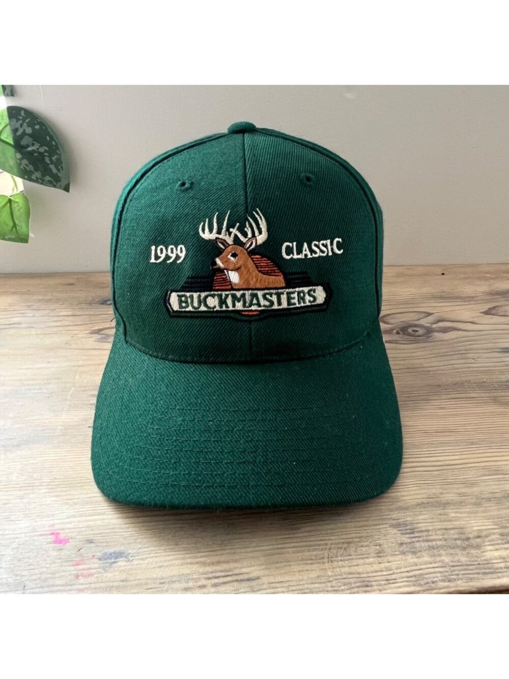 Buckmasters Classic Deer Hunting Cap Vintage 1999 Green Rally